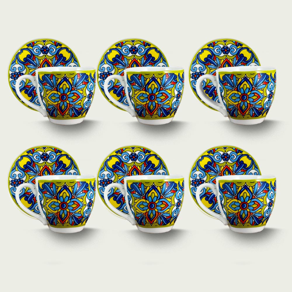 ARCA TAZZINE 6PZ C/PIATTO LIPARI