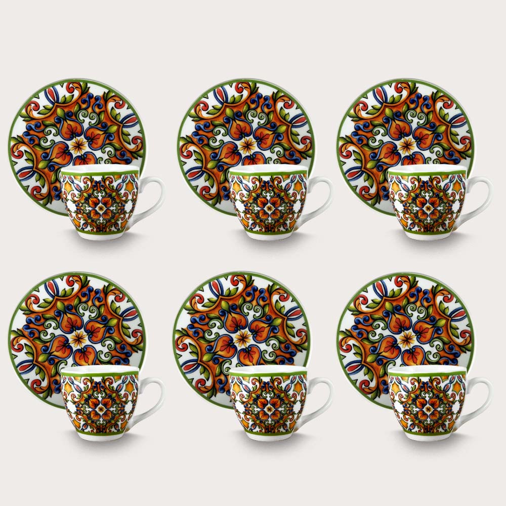 ARCA TAZZINE 6PZ C/PIATTO FAVIGNANA