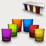 ARCA BICCHIERI 6PZ BOLLE COLORATI