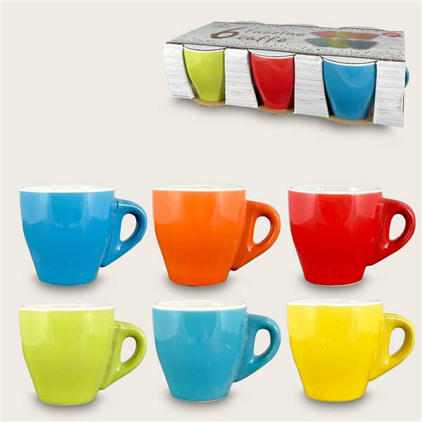 ARCA TAZZINE 6PZ COLORATE BAR 