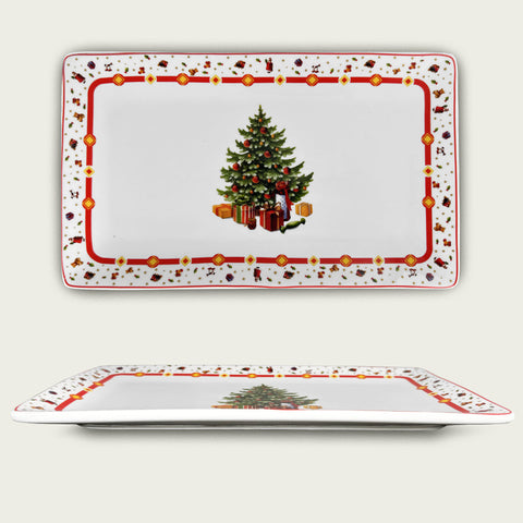 ARCA VASSOIO CHRISTMAS TREE 27X16CM XMAS NATALE