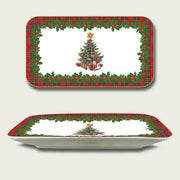 ARCA VASSOIO SCOTTISH CM.27X16 XMAS NATALE