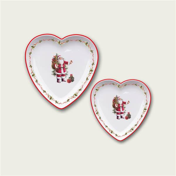 ARCA PIATTO PIANO CUORE 25X25X3 DEC.7 