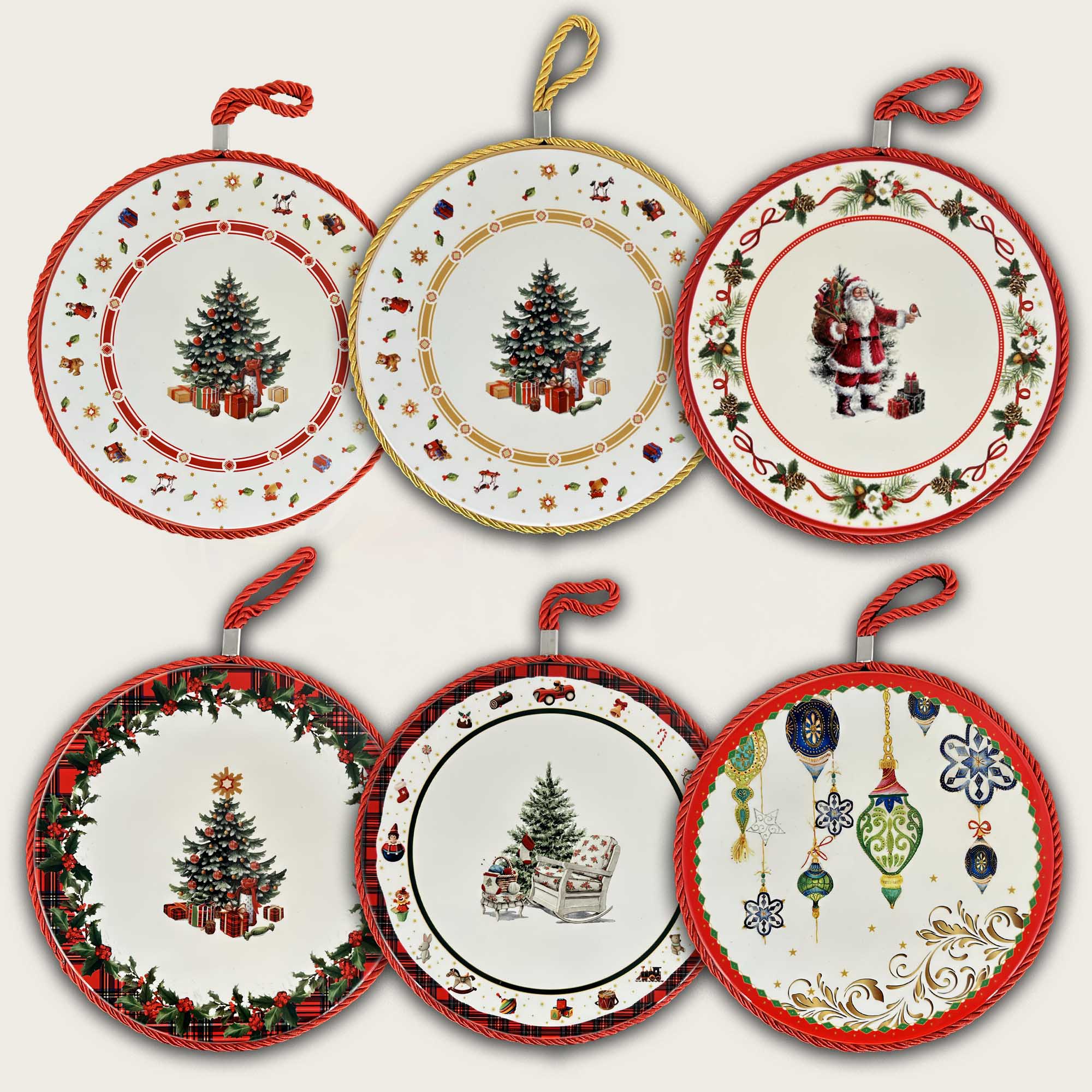 ARCA QUADRETTO TONDO C/CORDOLO CM.20 NATALE