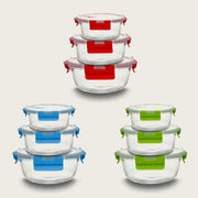 ARCA CONTENITORI VETRO 3PZ TONDO