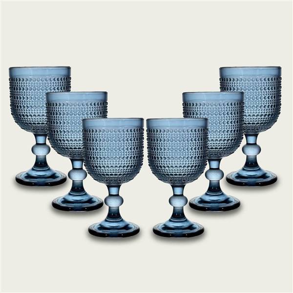 ARCA CALICI 6PZ SERENITY BLU 250ML 
