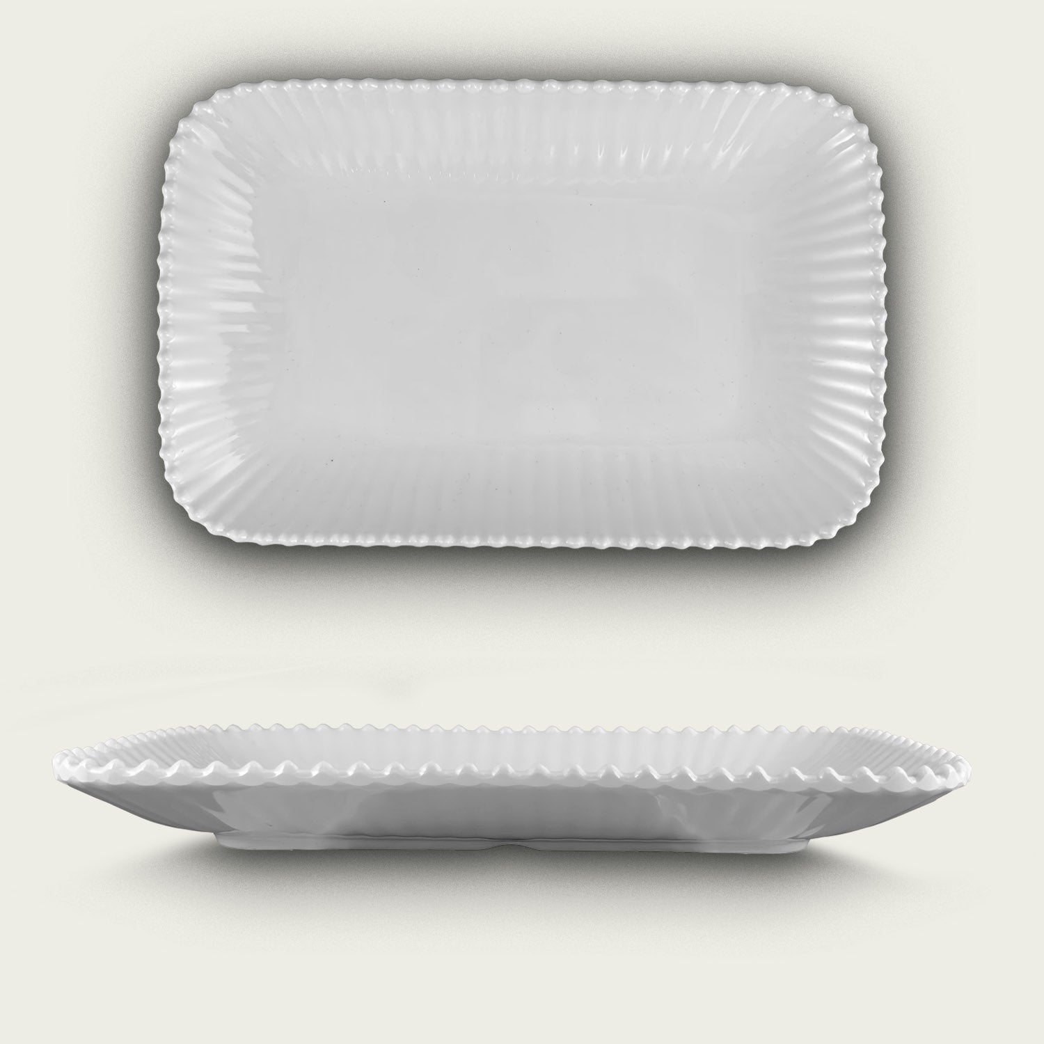 ARCA VASSOIO PERLA RETT MEL. 30X21X3,5