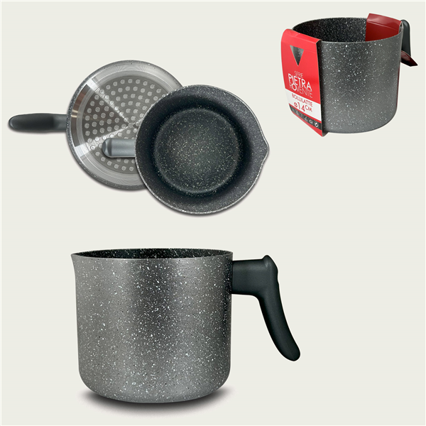 ARCA BOLLILATTE PIETRA ROVENTE CM.14 INDUZIONE