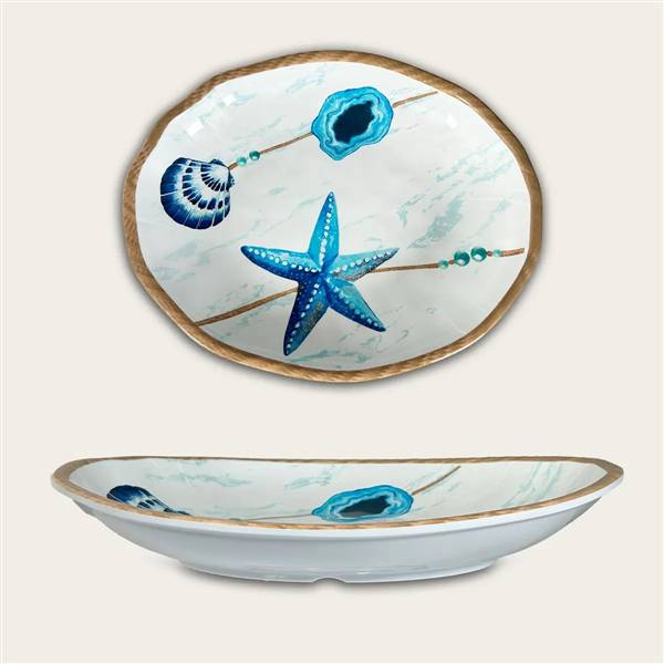ARCA PIATTO OVALE MARINE 23X17X4 MELAMIN 