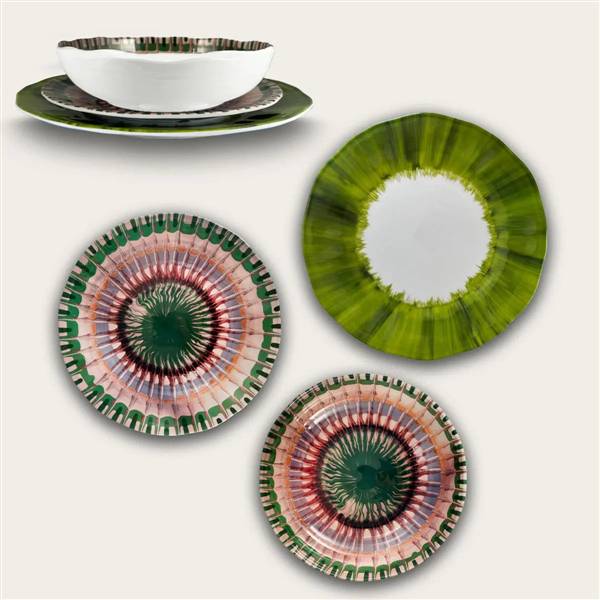 ARCA PIATTO FONDO CM.20 RAGGIO VERDE MEL MELAMINA