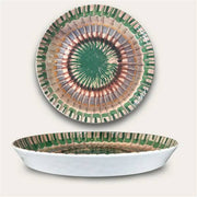 ARCA VASSOIO TONDO CM.35 H4 RAGGIO VERDE MELAMINA