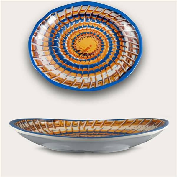ARCA PIATTO OVALE 44X33X6 MELAM RICCIO B 