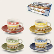 ARCA TAZZINE CAFFE 6PZ C/PIATTINI APULIA 