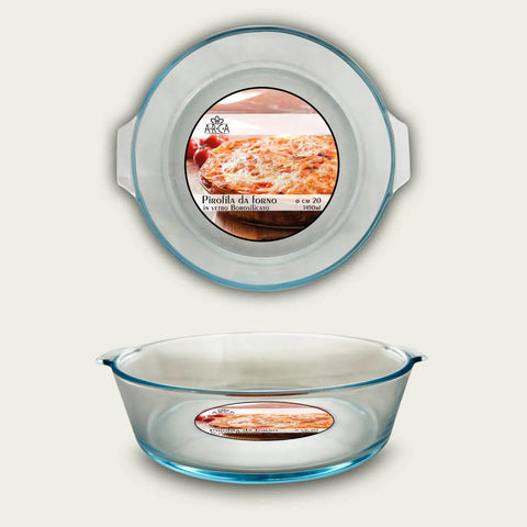 ARCA PIROFILA VETRO TONDA CM.20 H.6 - Infinity Home Store
