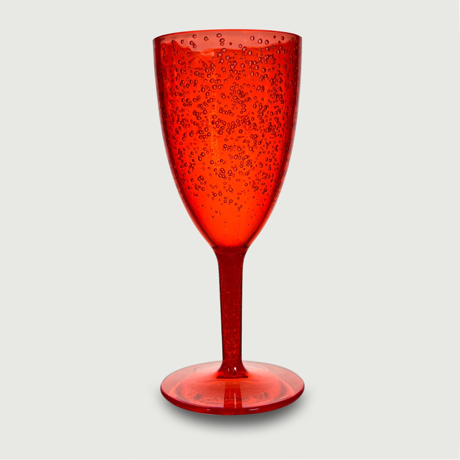 ARCA CALICE ROSSO BUBBLES 8.5-H19.6CM