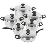 HOME BAVARIA BATTERIA ACCIAIO 12PZ.