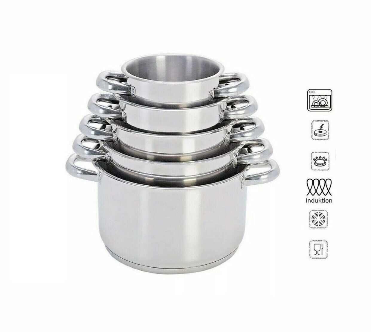 BAVARIA SET PENTOLE 2M 12/14/16/18/20