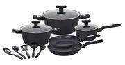 HOME BAVARIA BATTERIA 13PZ NERA INDUZION 