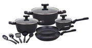 HOME BAVARIA BATTERIA 13PZ NERA INDUZION