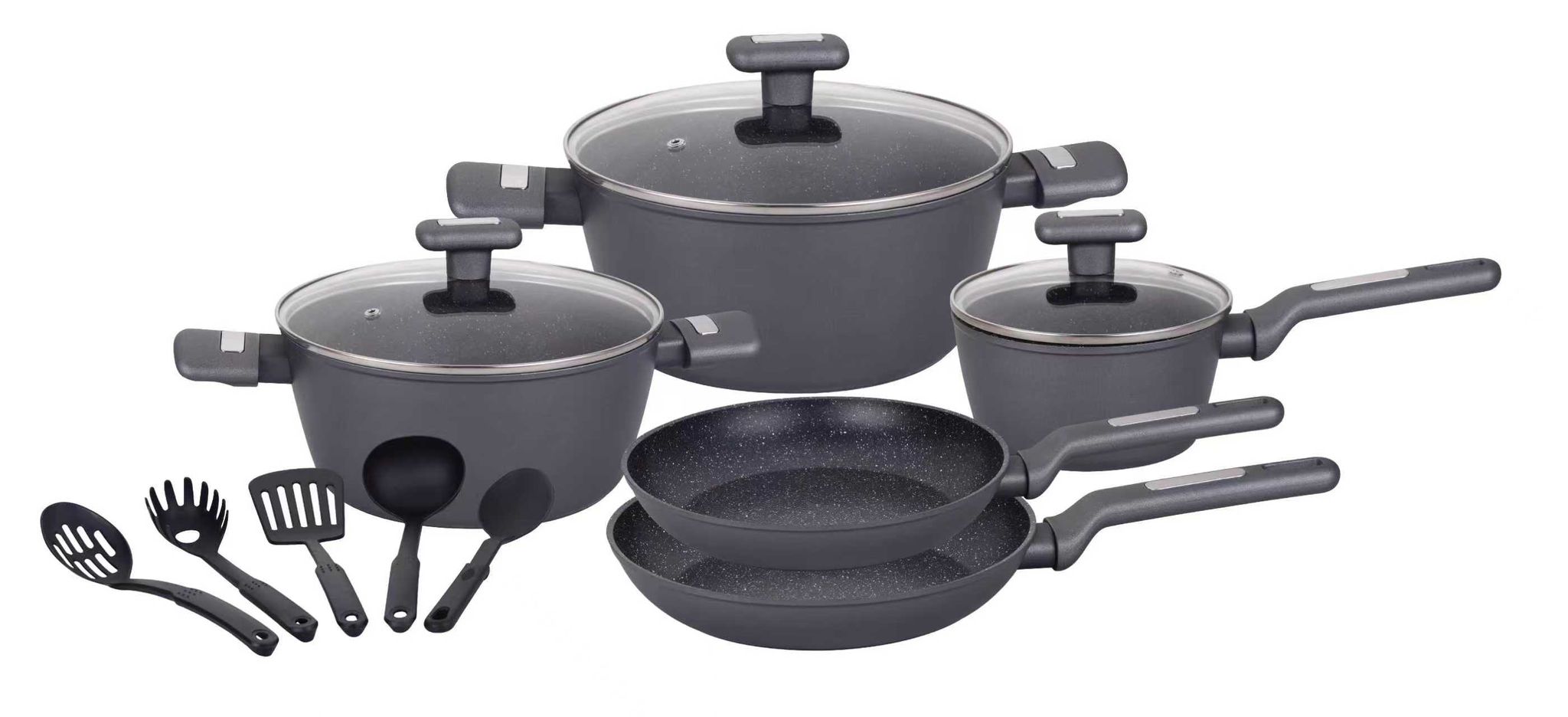 HOME BAVARIA BATTERIA 13PZ GRIGIA INDUZI