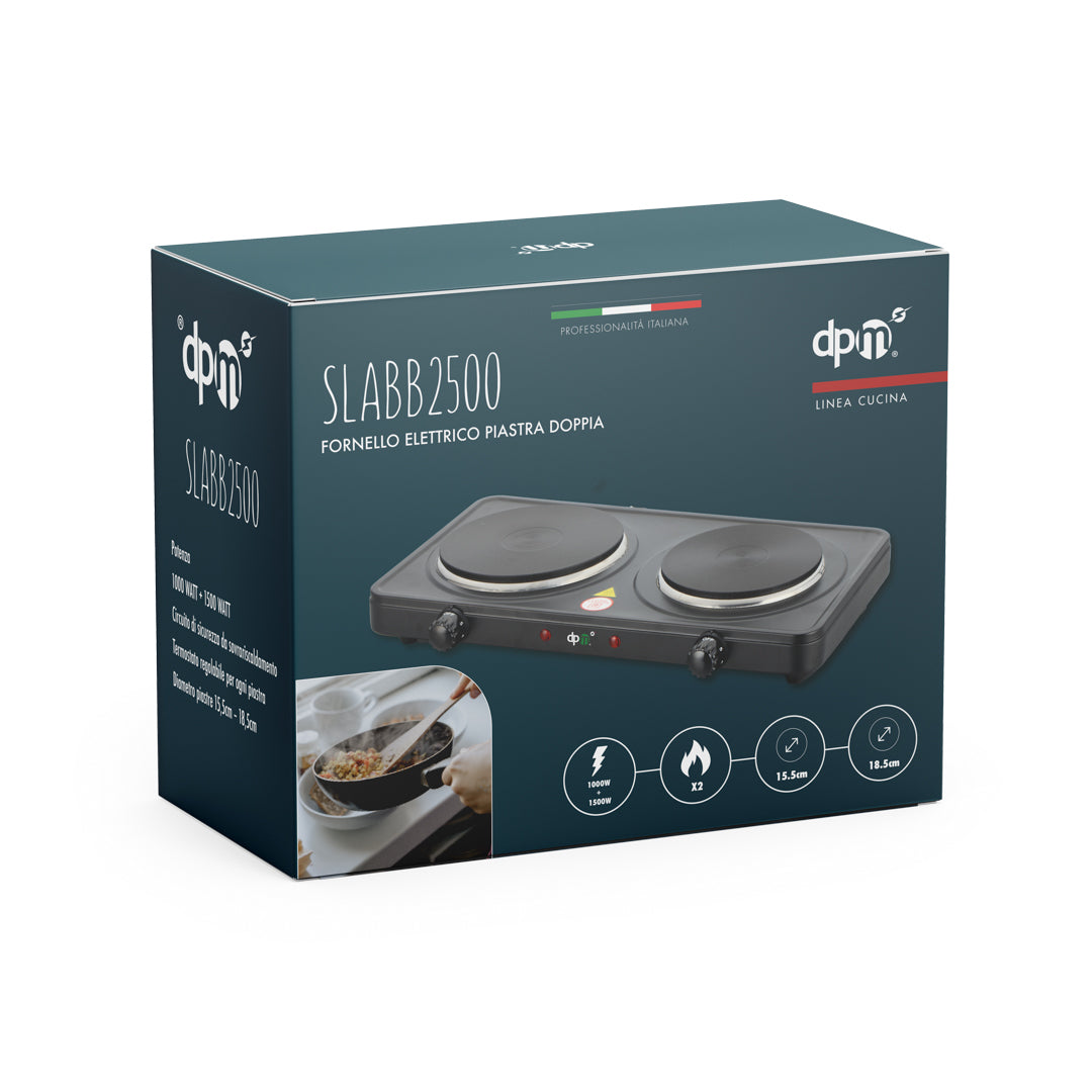 DPM FORNELLO ELETTRICO DOPPIA PIASTRA