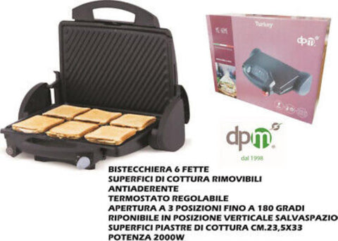 Dpm Bistecchiera Elettrica 6 Fette