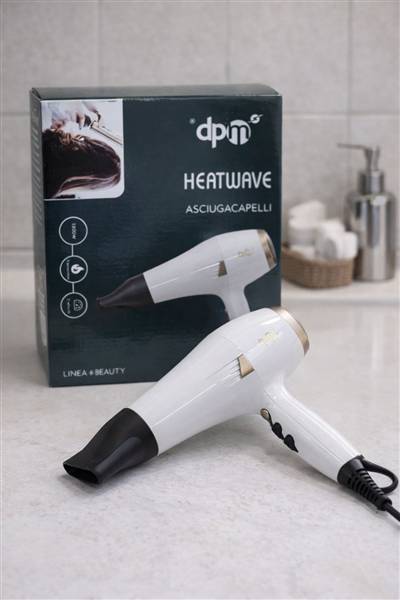 DPM ASCIUGACAPELLI HEATWAVE BIANCO 1800W 