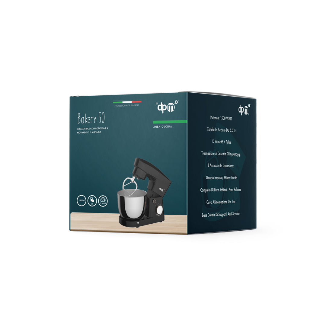 DPM IMPASTATRICE PLANETARIA 5LT NERA 1500W