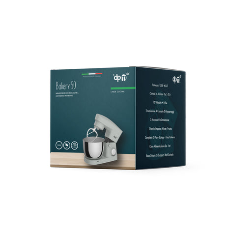 DPM IMPASTATRICE PLANETARIA 5LT GRIGIA 1500W