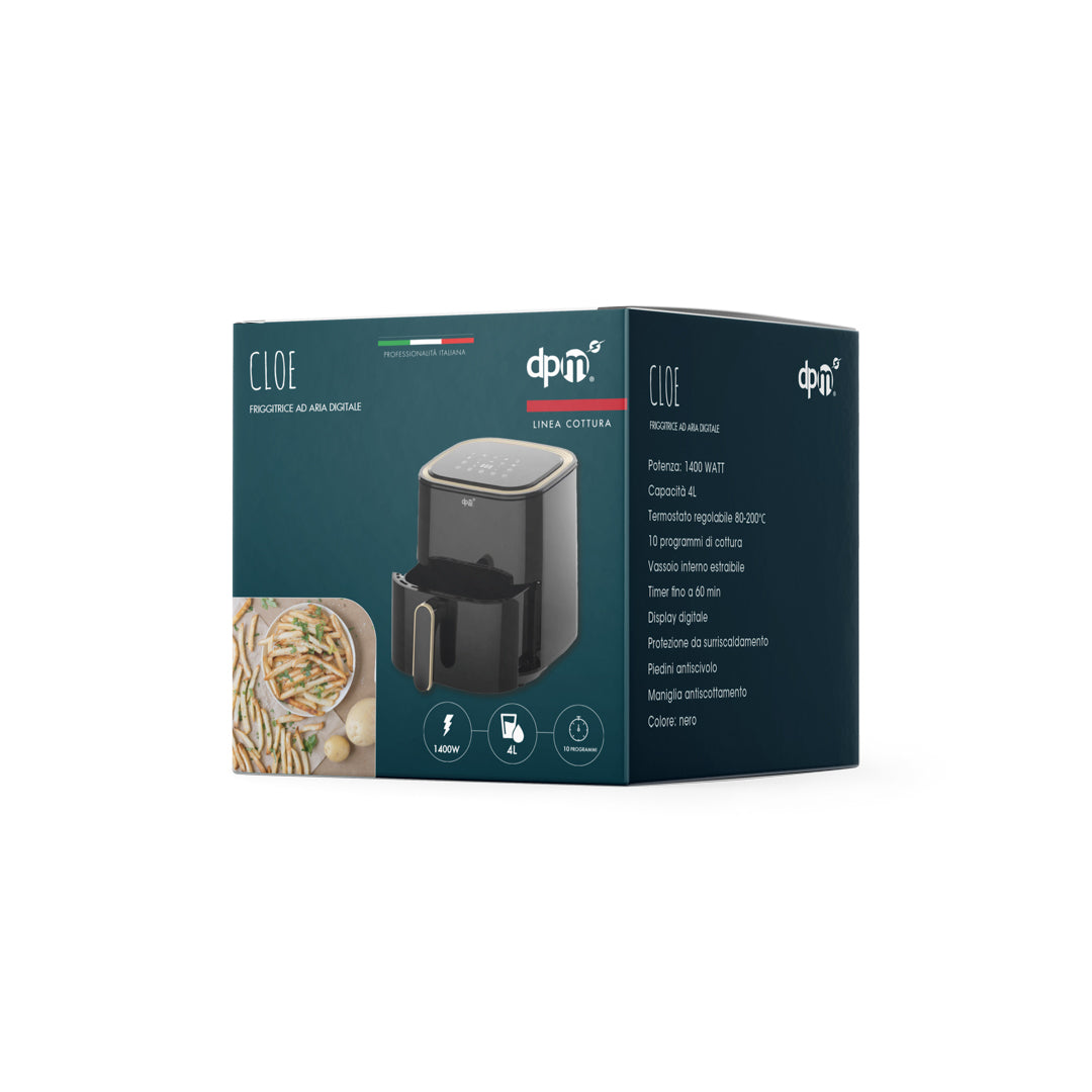 DPM FRIGGITRICE AD ARIA DIGITALE 4L CLOE 1400W