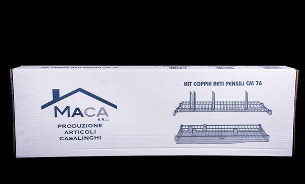MACA KIT COPPIE RETI CM76 CROM C/VASSOIO 