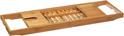 AVILIA VASSOIO ESTENSIBILE PER VASCA DA BAGNO IN BAMBU 104X14,5X4,5 CM.