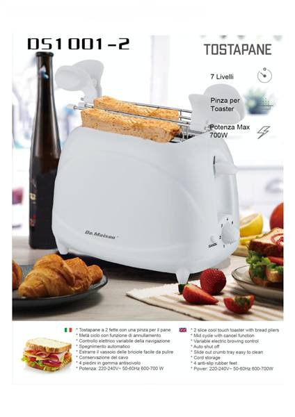 DE MAISON TOSTAPANE 600-700W