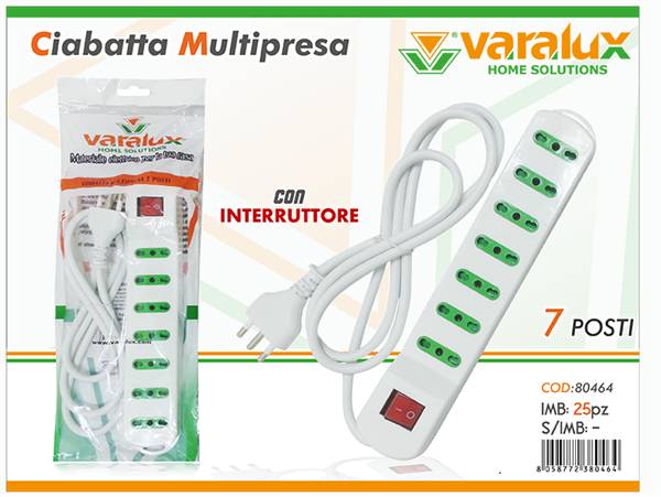 VARALUX SCARPETTA BIVALENTE 7 POSTI 