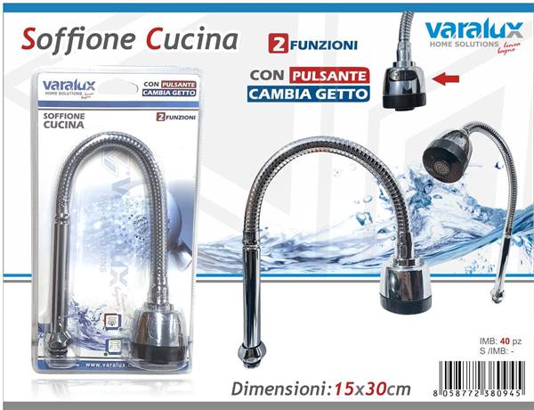 VARALUX SOFFIONE CUCINA MULTIFUNZIONE 