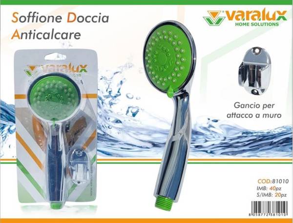VARALUX SOFFIONE DOCCIA ANTICALCARE VERD 