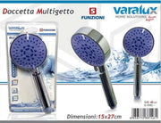 VARALUX SOFFIONE DOCCIA TRE FUNZIONI 