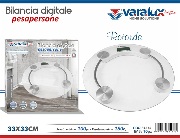 VARALUX BILANCIA PESAPERSONE DIGITALE