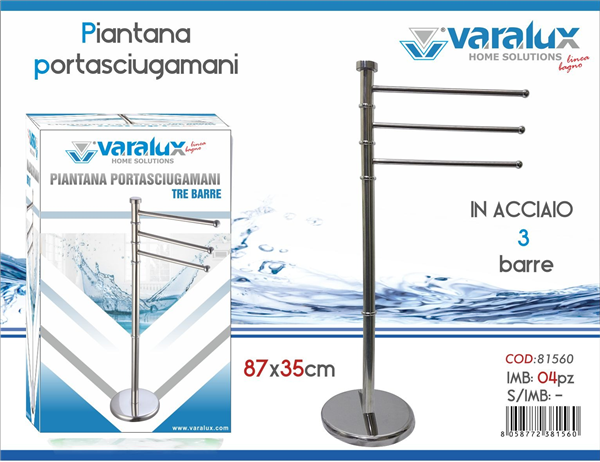 VARALUX PIANTANA PORTASCIUGAMANI 3 BARRE