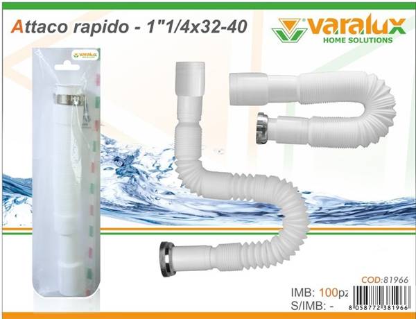 VARALUX ATTACCO RAPIDO DA 1"1/4X32-40 