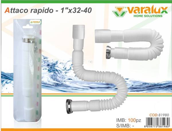 VARALUX ATTACCO RAPIDO DA 1"X 32 