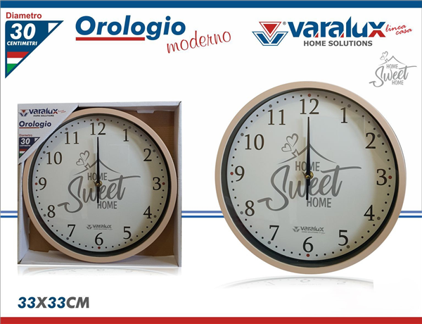 VARALUX OROLOGIO MODERNO SALMONE