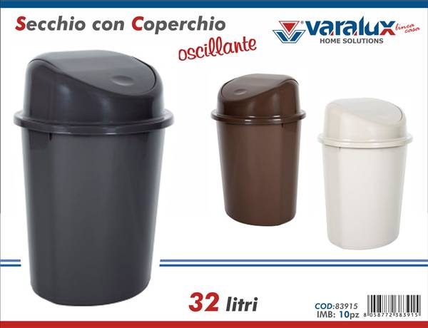 VARALUX CESTINO CON COPERCHIO LT.32 