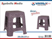 VARALUX SGABELLO PICCOLO RICAMO VIOLA 