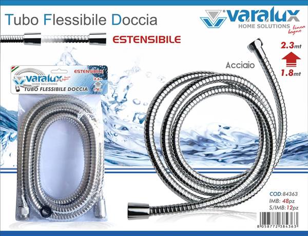 VARALUX TUBO FLESSIBILE DOCCIA 1,8-2,3MT 