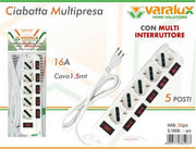 VARALUX CIABATTA 5 POSTI M/INT 1,5MT 