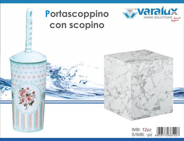 VARALUX PORTASCOPINO CILINDRICO MARMO 