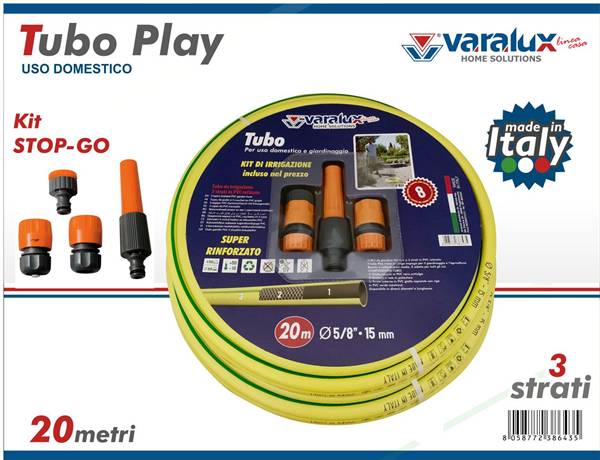 VARALUX TUBO GARDEN CON KIT MT.20 