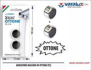 VARALUX AERATORE IDRICO 1/2 MASCHIO 
