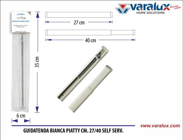 VARALUX GUIDA TENDA PIATTA 27/40 